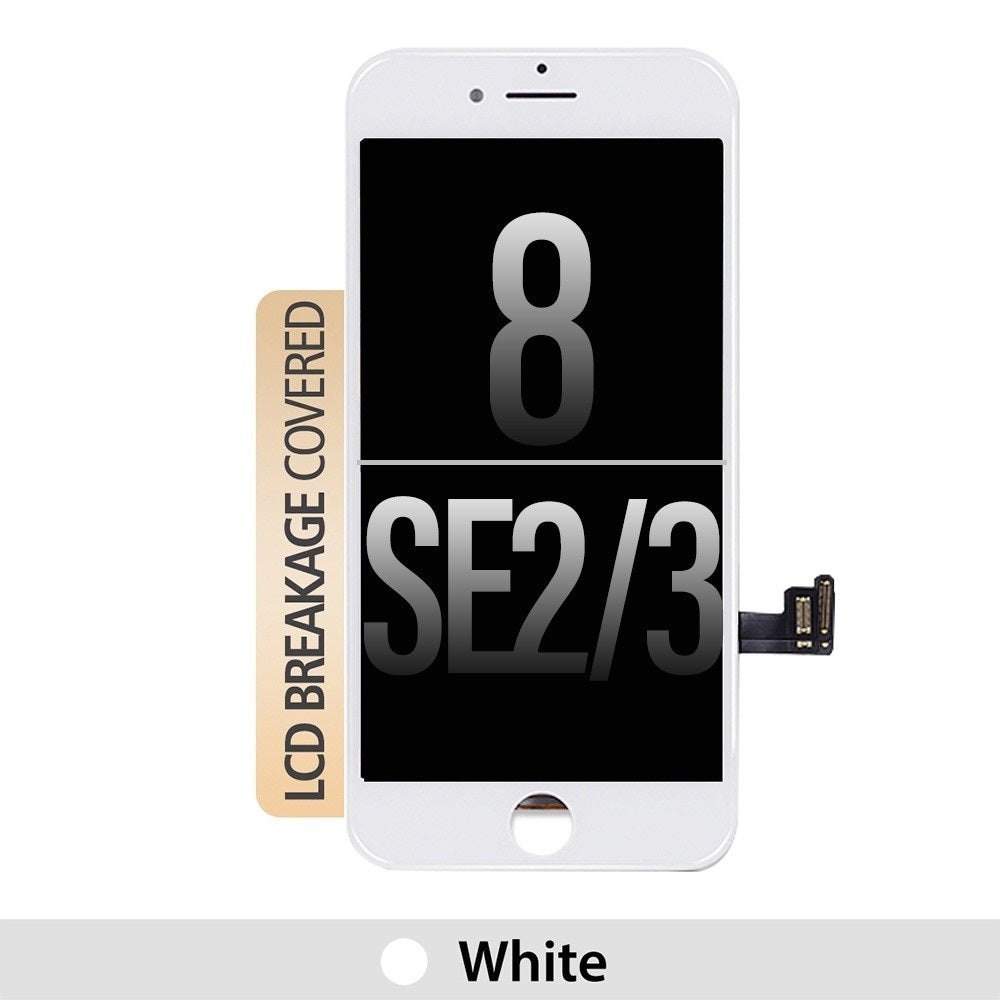 Brown LCD Assembly for iPhone 8 / SE (2020) / SE (2022) Screen Replacement-White Brown LCD Assembly for iPhone 8 / SE (2020) / SE (2022) Screen Replacement-White